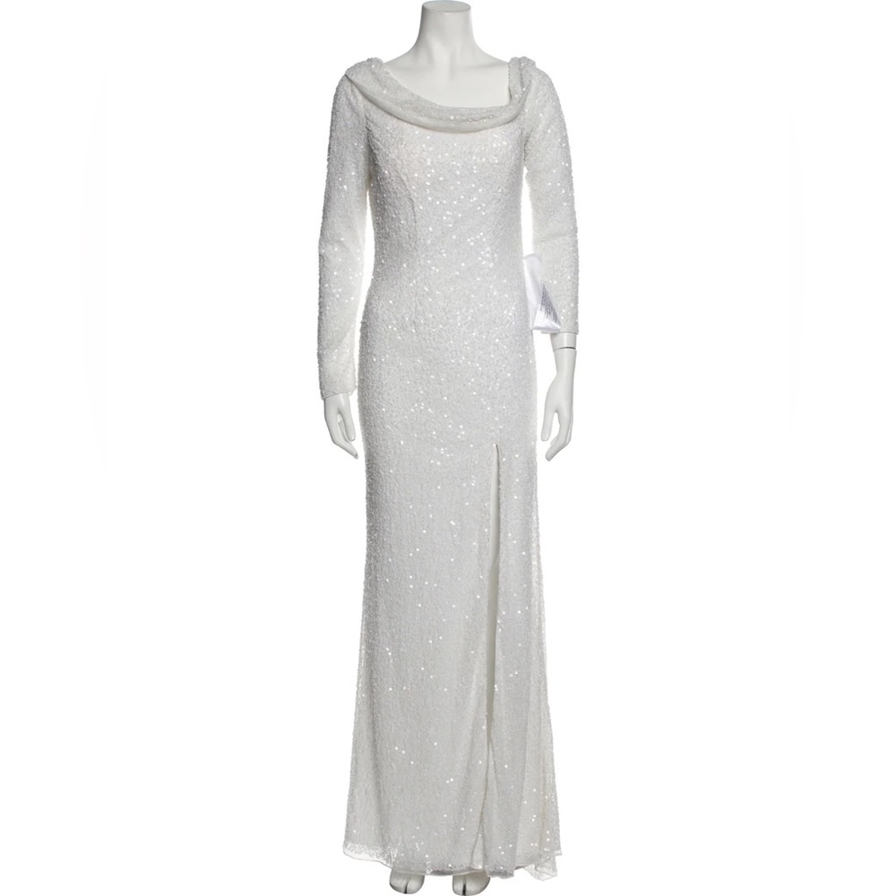 MAC DUGGAL Cowl Neck Long Dress